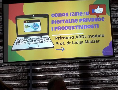 Izlaganje profesorke Alfa BK univerziteta Lidije Madžar na Naučnoj konferenciji