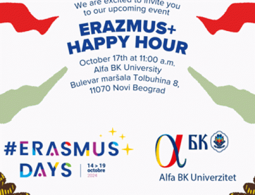 PROMOTION HAPPY HOUR АТ АLFA BK UNIVERSITY ERASMUS DAYS 2024